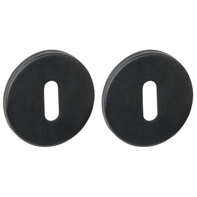 Intersteel Sleutelrozetten verdekt ø52x6mm PVD Zwart