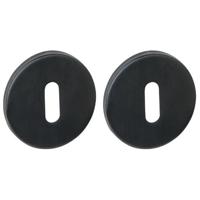 Intersteel Sleutelrozetten verdekt ø52x6mm PVD Zwart - thumbnail