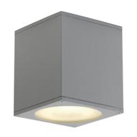 SLV Plafond- wandspotBig Theo Ceiling Out GU10 15cm zilvergrijs - 229554 - thumbnail