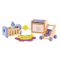 Hape poppenhuis babykamer - thumbnail