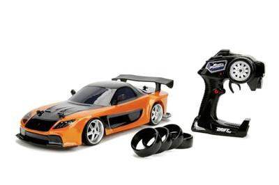 JADA TOYS 253209001 Fast & Furious RC Drift Mazda RX-7 1:10 RC modelauto voor beginners Elektro Straatmodel - thumbnail