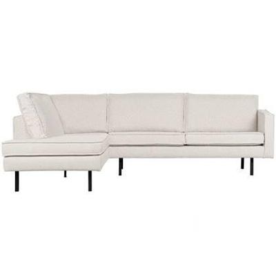 WOOOD Rodeo hoekbank links bouclé Naturel