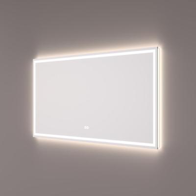 HIPP Design spiegel met Indirecte en Directe LED Baan Rondom 160 x 70 x 3 cm met Spiegelverwarming en Touch Dimmer met Kleurenwissel
