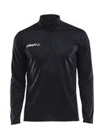 Craft 1905639 Progress Halfzip Tee LS JR - Black/Black - 146/152 - thumbnail