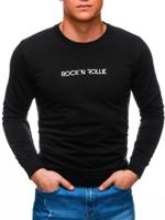Roly - Heren Sweater - Zwart - RocknRollie - Normalfit - thumbnail