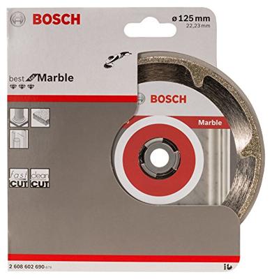 Bosch Accessoires Diamantdoorslijpschijf Best for Marble 125 x 22,23 x 2,2 x 3 mm 1st - 2608602690 Bosch Accessoires Diamantdoorslijpschijf Best for Marble 125 x 22,23 x 2,2 x 3 mm 1st - 2608602690