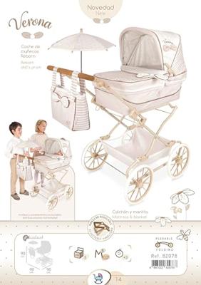 Poppenwagen Decuevas Verona 55 cm
