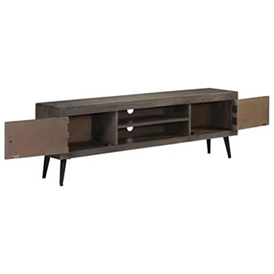 Tv-meubel 140x30x45 cm massief mangohout
