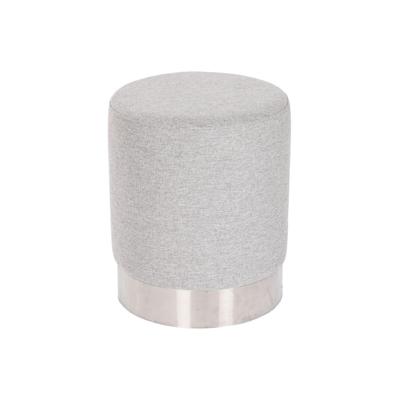 Voetensteun Home ESPRIT Grijs Zilverkleurig 35 x 35 x 42 cm