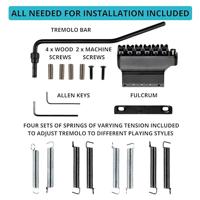 VegaTrem VT1 UltraTrem 2-Points Black brug voor elektrische gitaar - thumbnail