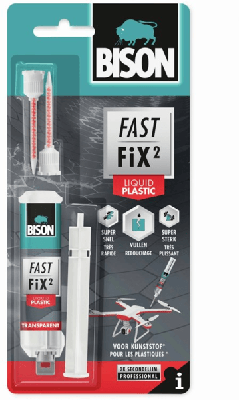 bison fast fix plastic blister 10 gram