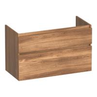 Brauer Delight - Onderkast - 100 cm - met 2 Softclose Lades Greeploos en 1 Sifon Uitsparing - Honey - thumbnail