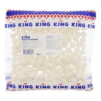 King - Pepermunt Ballen - 1kg - thumbnail