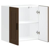 Keukenwandkast Porto bewerkt hout bruin eikenkleur - thumbnail