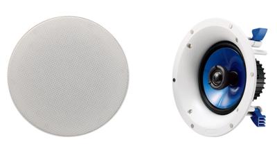Yamaha NS-IC600 110W luidspreker, wit, 2-weg luidspreker (1,0 kanalen, bekabeld, 110 W, 65-28000 Hz, wit)
