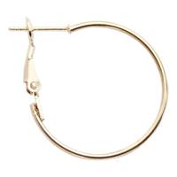 Creativ Company Oorbellen, d 25 mm, verguld, 8 stuk/ 1 doos - thumbnail