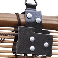 VidaXL Rolgordijn 140x160 cm bamboe bruin - thumbnail