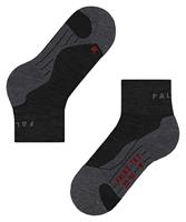 Falke Tk2 Explore Short Dames Wandelsok Asphalt Mel. 35-36 - thumbnail