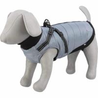 Trixie jas pontis met tuig voor hond grijs 33 cm - thumbnail