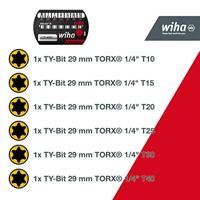 Wiha Bitset BitBuddy® TY-bit 29 mm Pozidriv, TORX® 9-delig 1/4" C6,3 - 42139 - 42139 - thumbnail