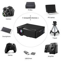 La Vague LV-HD171 Mini LED Projector, Zwart - thumbnail