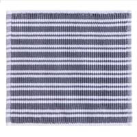 DDDDD vaatdoek Basic Clean - 30x30cm - Grijs gestreept - 4 stuks - thumbnail