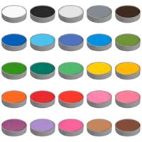 Grimas Water Make-up pure N1 zwartbruin 60ml - thumbnail