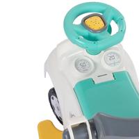 Dolu 3in1 Loopauto met Handgreep + Toeter Wit/Blauw/Grijs/Geel - thumbnail