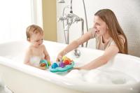 Hape badspeelgoed muzikale walvis fontein - thumbnail