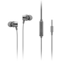 Lenovo - 110 analoge in-ear hoofdtelefoon - in-line microfoon - 3,5 mm connectiviteit - Play & Pause knop - 3 maten oordopjes inbegrepen - thumbnail