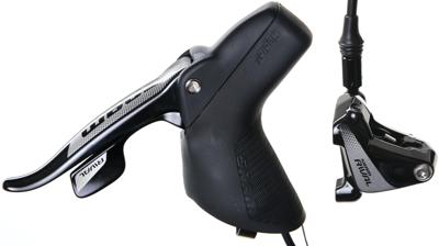 SRAM schijfrem "rival 22" / rival 1" disc br. riv.22/riv.1 2-sp 1800mm flat mount