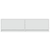 Tv-wandmeubel met LED-verlichting 140x31x38 cm wit - thumbnail