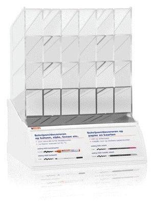 Display edding schrijfwarenschap leeg