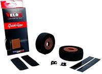 Velox stuurtape maxi cork bicolor zwart/bruin (2st) - thumbnail