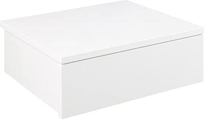 Bendt Zwevend Nachtkastje 'Grete' met 1 lade, kleur Wit Bendt Zwevend Nachtkastje 'Grete' met 1 lade, kleur Wit
