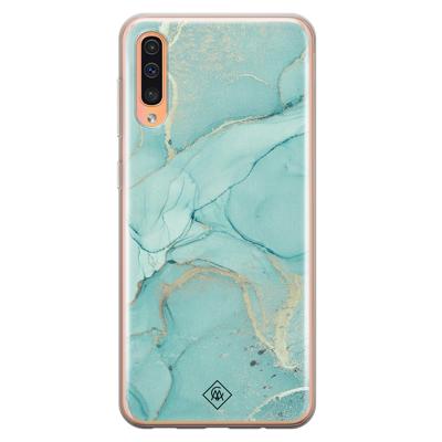 Samsung Galaxy A50/A30s siliconen hoesje - Touch of mint Samsung Galaxy A50/A30s siliconen hoesje - Touch of mint