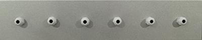Omnitronic 80711329 Rack PA-volumeregelaar Zilver, Aluminium