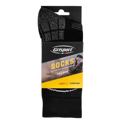 Grisport Thermo Sokken 25111 | Zwart/Grijs | Maat 50 - 00.048.180.47
