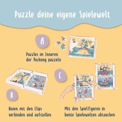 Ravensburger - puzzle - jungle avontuur 2x24 stuks