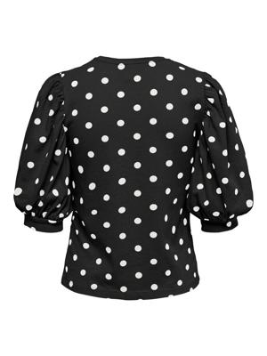 ONLY 15224909 Top Ronde hals Korte mouw Katoen