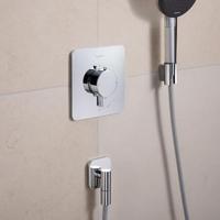 Hansgrohe FixFit Fine Q Muuraansluitbocht Chroom - thumbnail