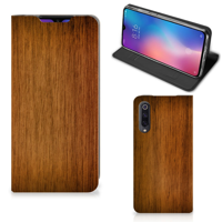 Xiaomi Mi 9 Book | Wallet Case | Donker Hout - thumbnail