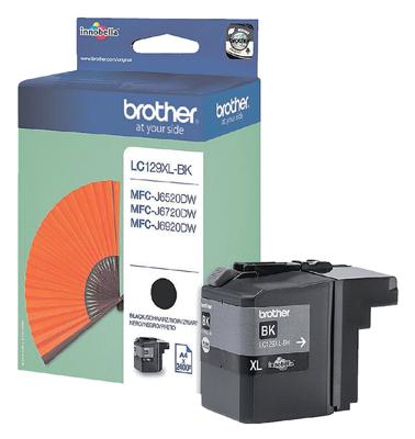 Brother inktcartridge, 2.400 pagina's, OEM LC-129XLBK, zwart