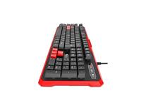 GENESIS RHOD 110 toetsenbord USB QWERTY US International Zwart, Rood - thumbnail