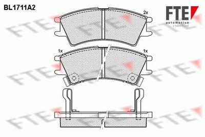 Remblokken set BL1711A2 Remblokken set BL1711A2
