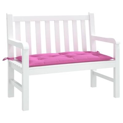 VidaXL Tuinbankkussen 100x50x7 cm oxford stof roze