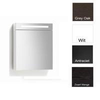 Aqua Royal Spiegelkast 60 cm Tl Verlichting & Stopcontact Hoogglans Wit - Hoogglans Wit (links Scharnierend) - thumbnail