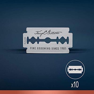 Gillette King C. Gillette Double Edge Safety Razor Navulling Scheermesjes 10 stuks