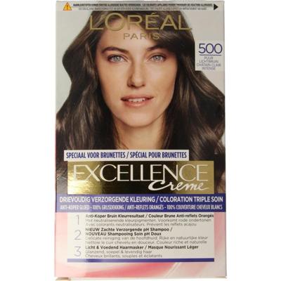 L’Oréal Paris Excellence Crème 500 - Puur Lichtbruin - Permanente Kleuring