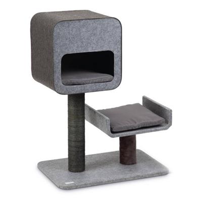 Beeztees tinka - krabpaal - vilt - grijs - 60x40x82 cm Beeztees tinka - krabpaal - vilt - grijs - 60x40x82 cm